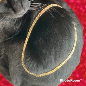 DM Goldtone 18” Necklace